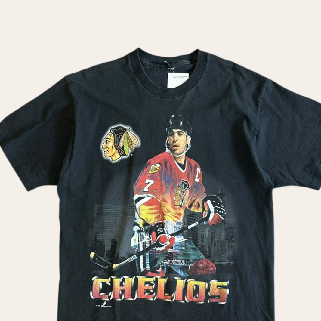 1996 NHL Chelios Tee Size L