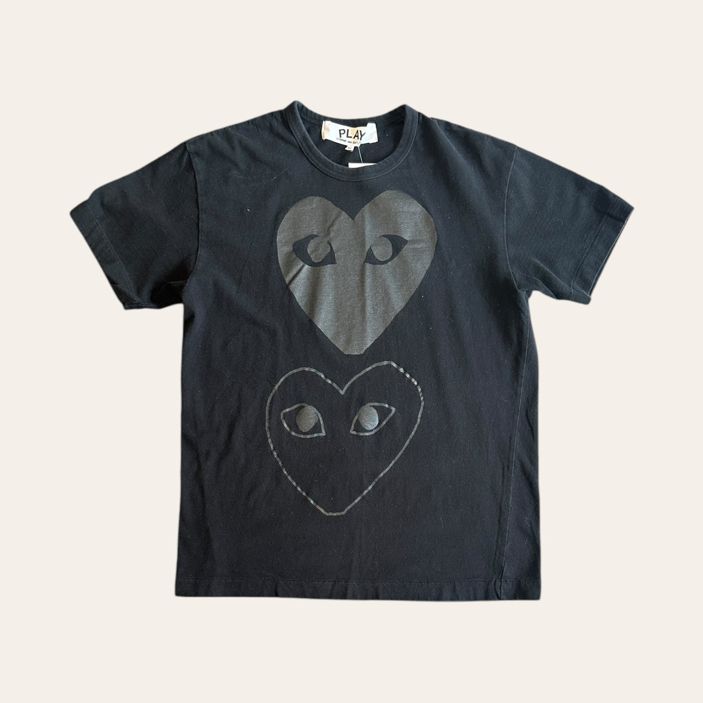 CDG Black Heart Tee Size XL