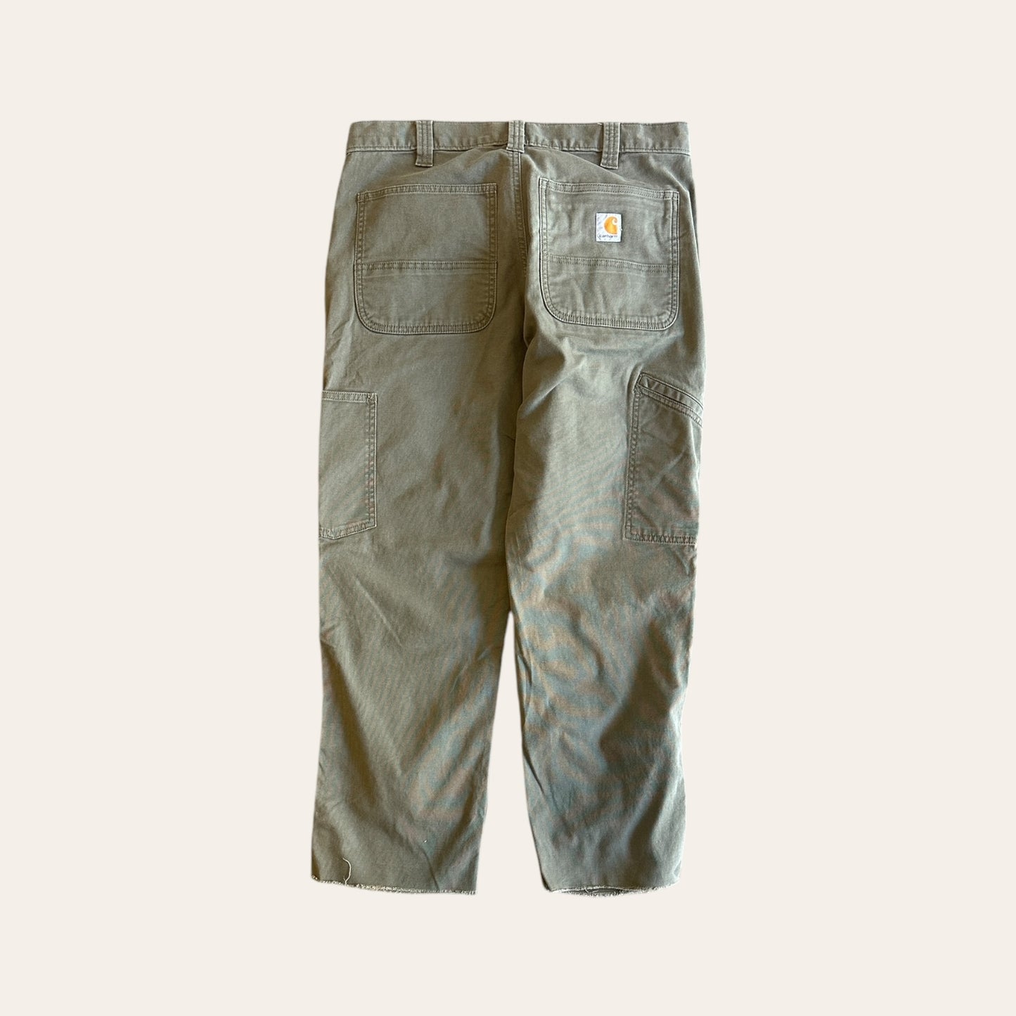 Carhartt Double Knee Pants Olive Size 34x34