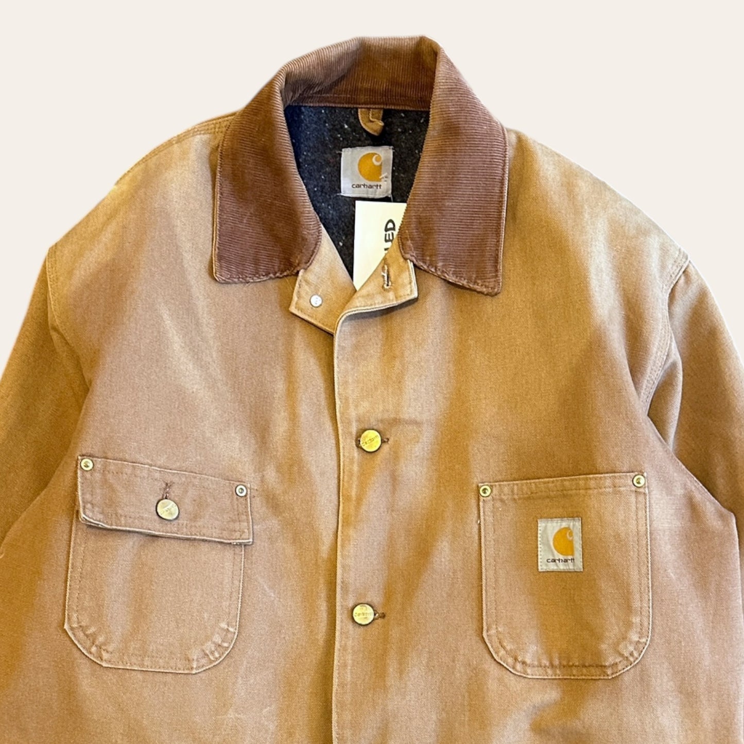 Carhartt Blanket Lined Chore Jacket Size L