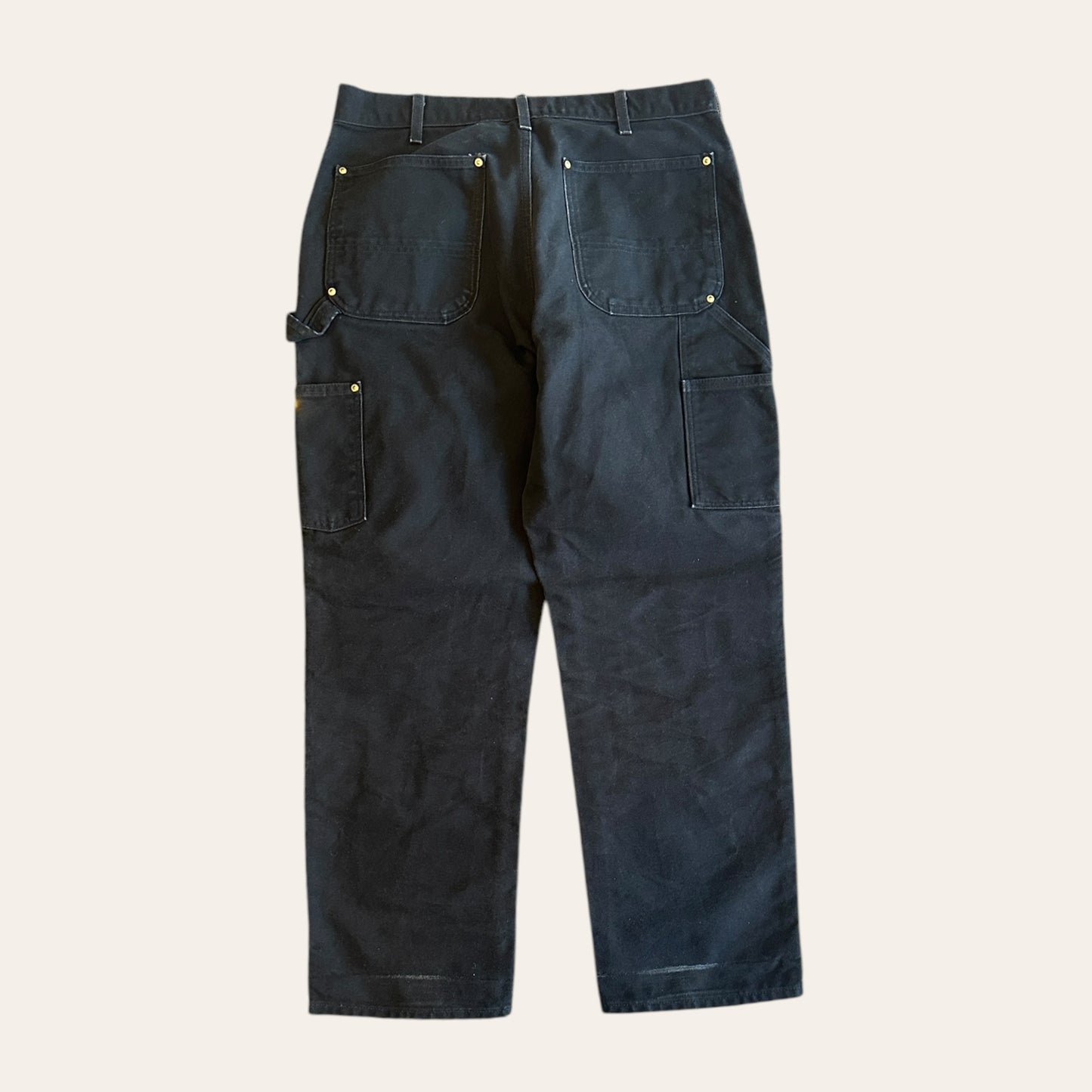 Carhartt Double Knee Pants Black Size 34x30