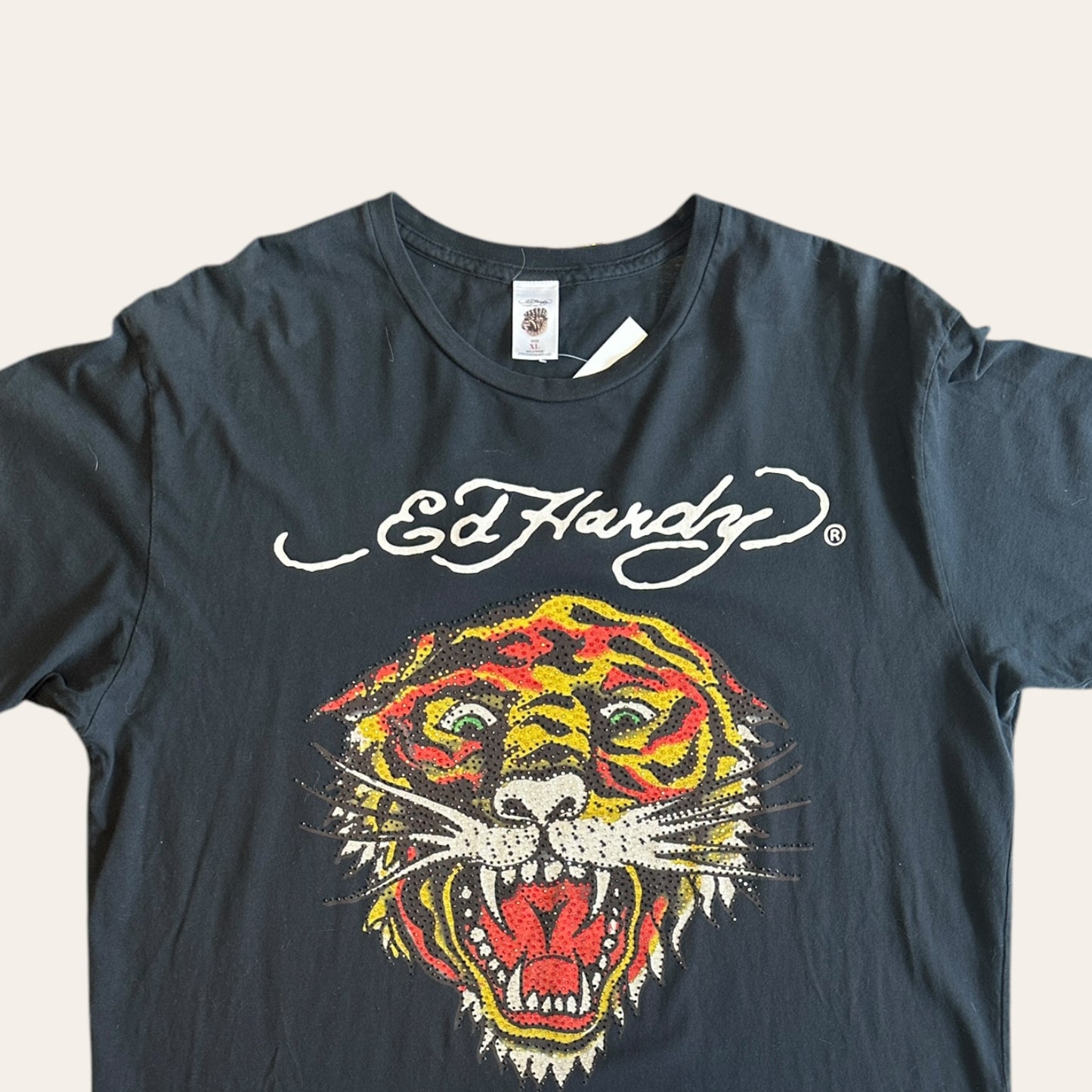 Ed Hardy Sequins Tee Size XL