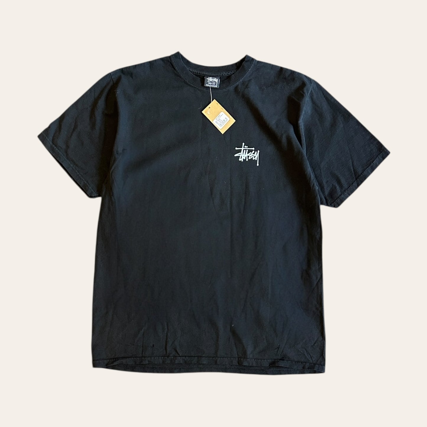 Brand New Stussy Pigment Dyed Tee Black Size M