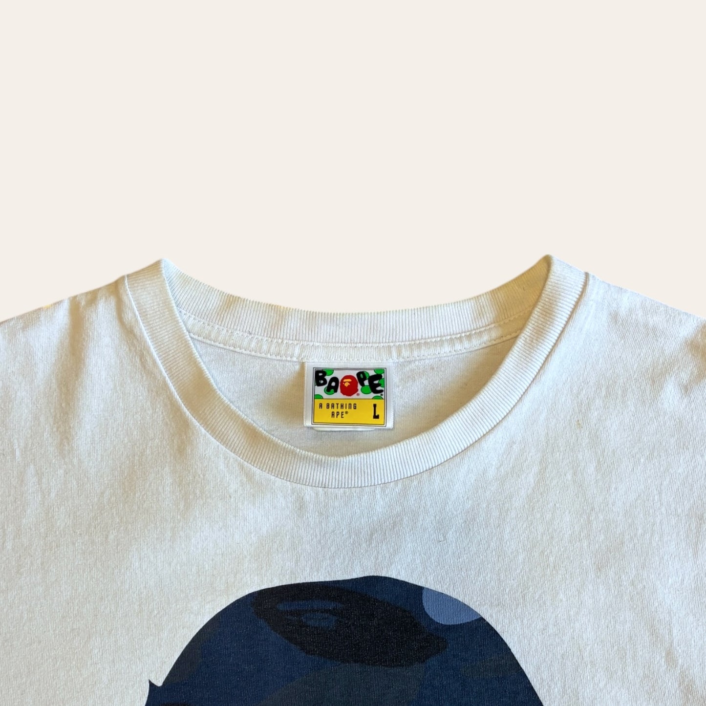 Bape Blue Camo Tee Size L