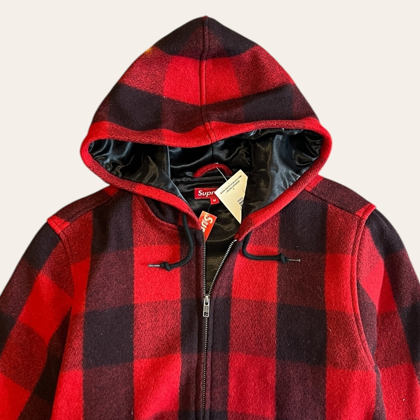 Brand New Supreme Wool Hooded Jacket Size M