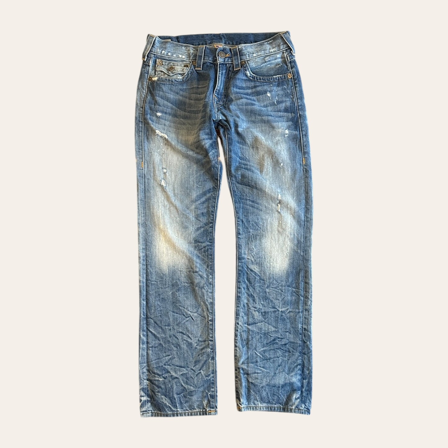 True Religion Ricky Relaxed Straight Jeans Size 31
