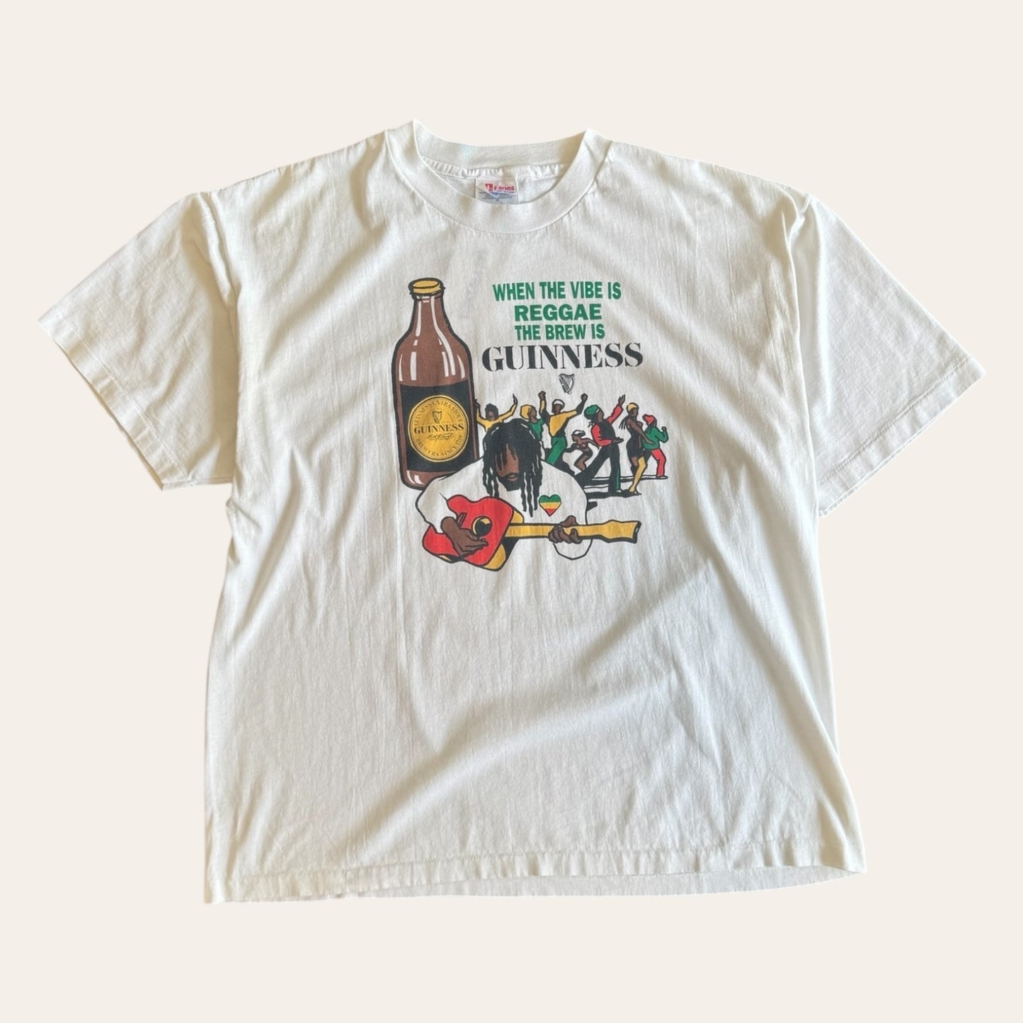90s Reggae Guinness Tee Size XL