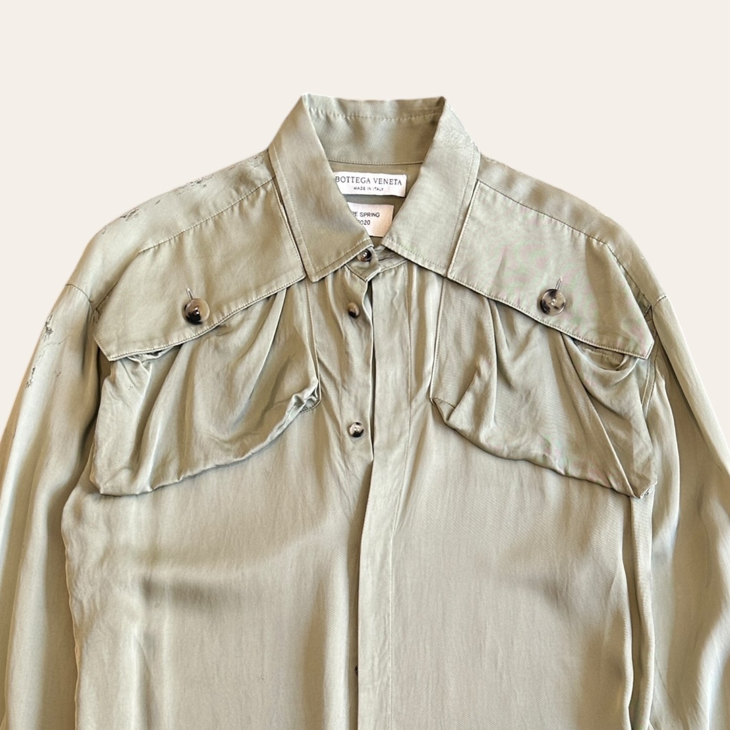 Bottega Veneta Silk Shirt Size 38