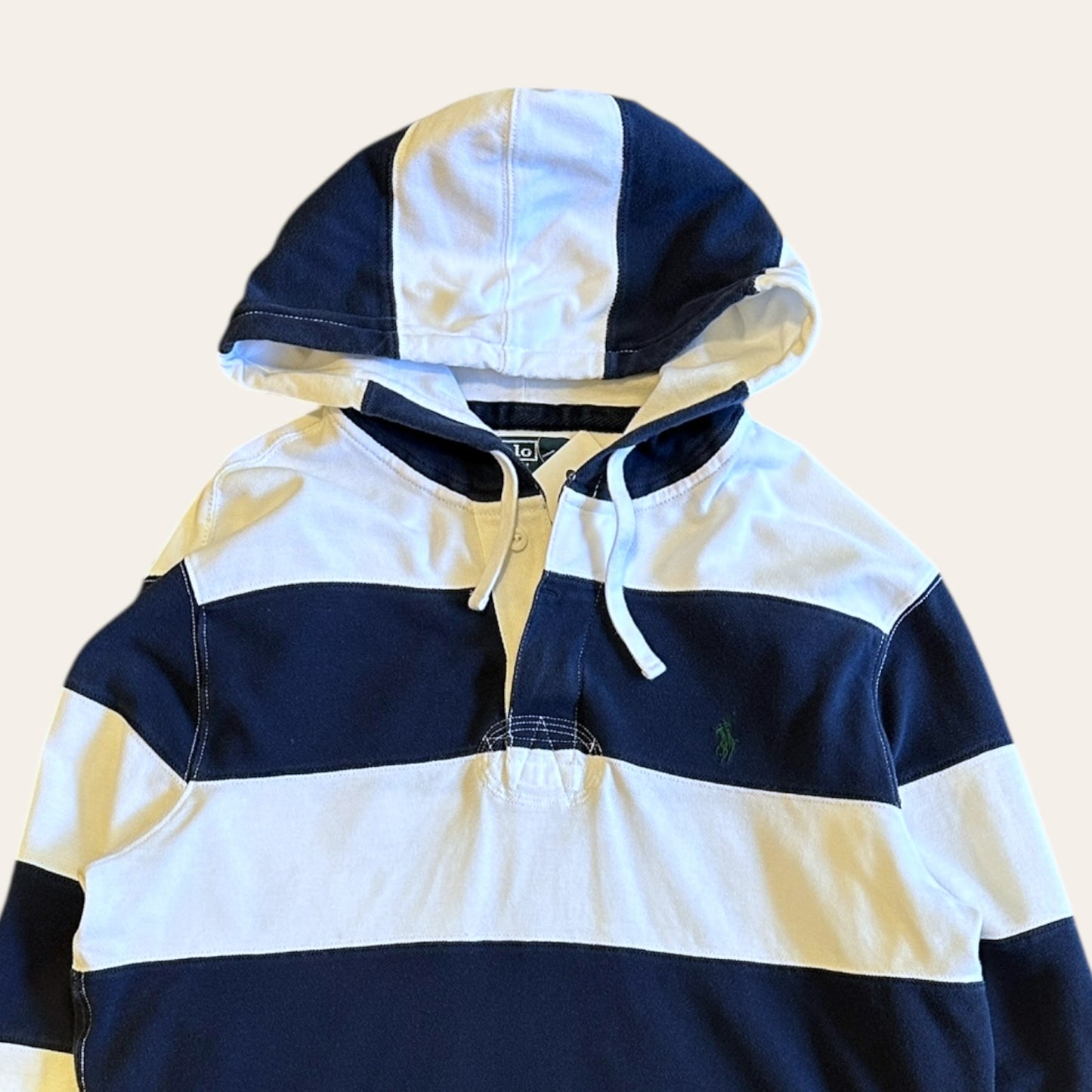Polo RL Rugby Hoodie Size L
