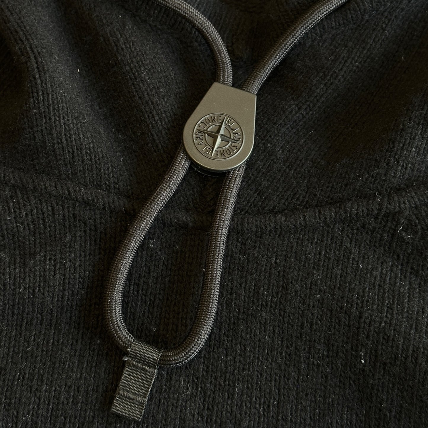 Stone Island Knit Hoodie Black Size XL