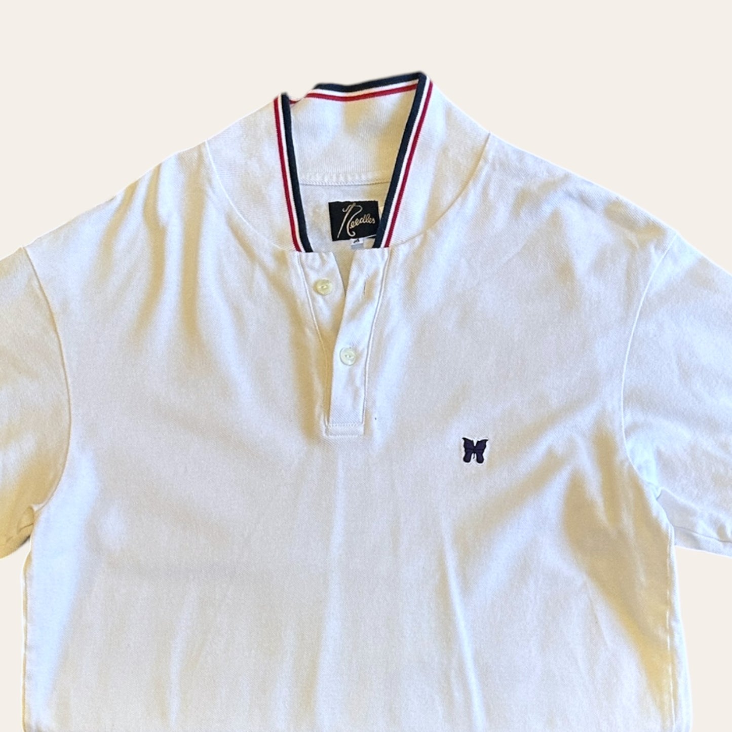 Needles Polo White Size M