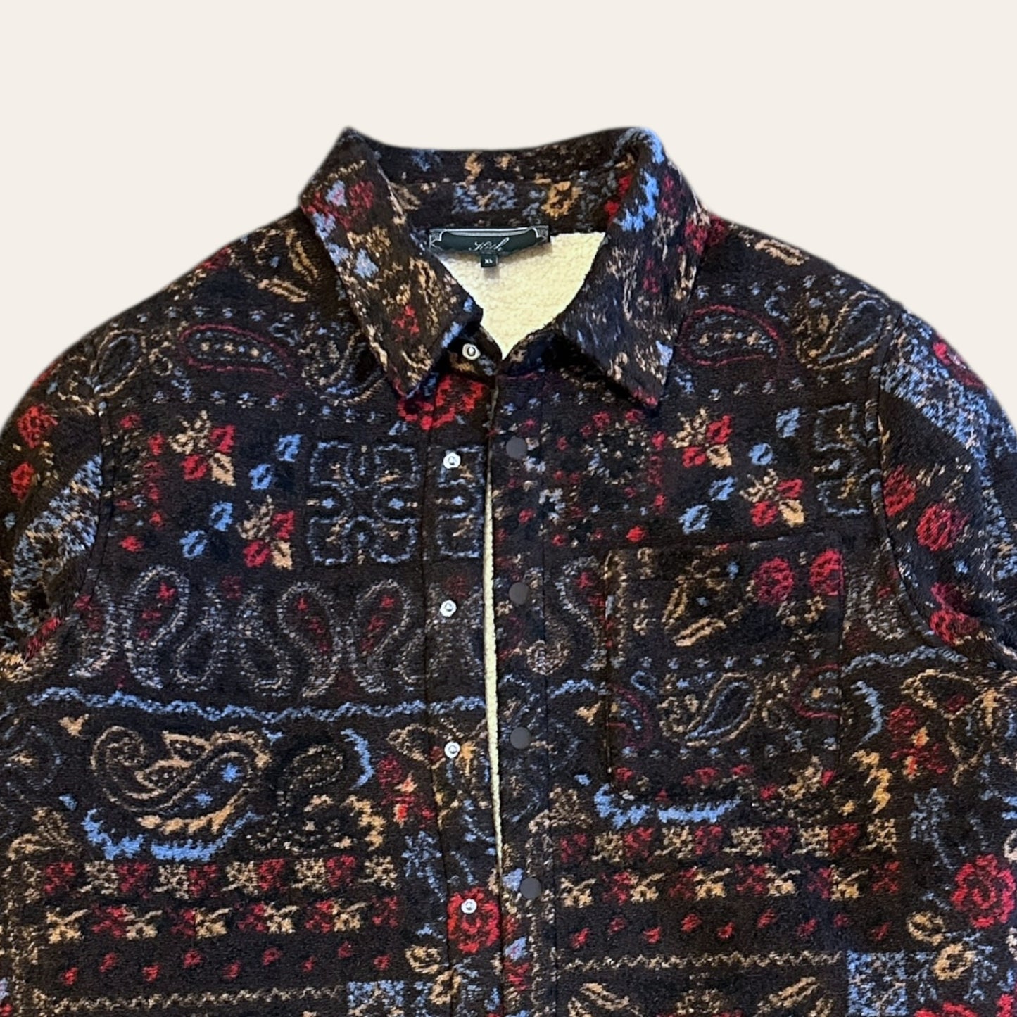 Kith Fleece Overshirt Size XL