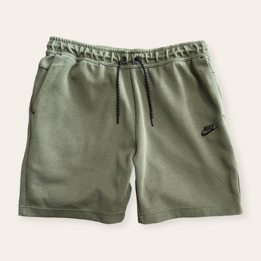 Nike Tech Fleece Shorts Olive Size L
