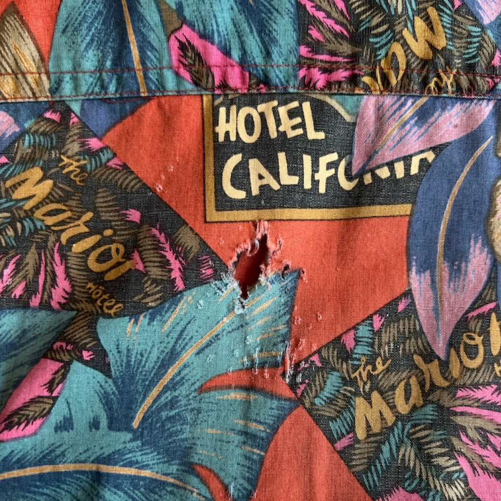 Vintage Woolrich AOP Hawaiian Shirt Size S