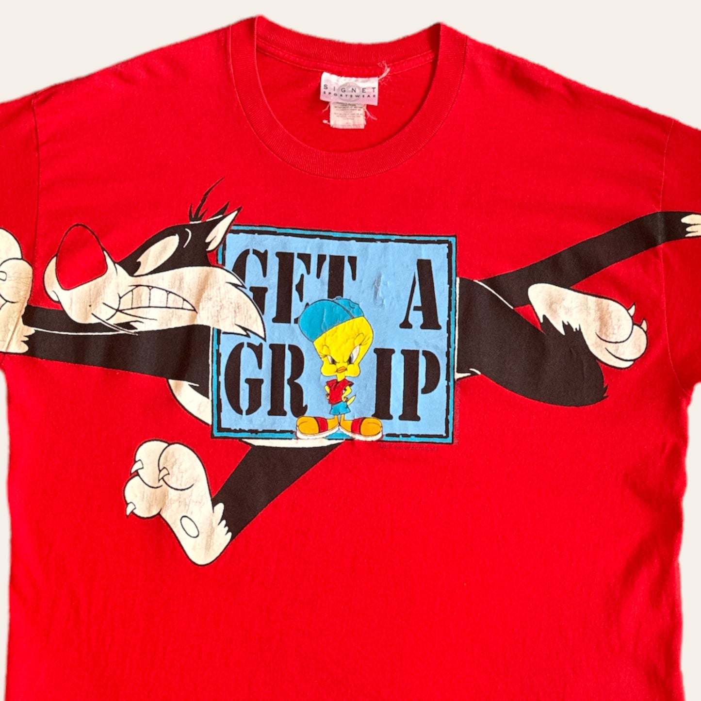 1995 Tweety Get a Grip Tee Size XXL