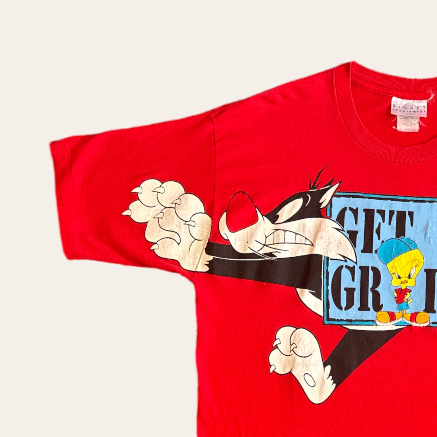 1995 Tweety Get a Grip Tee Size XXL