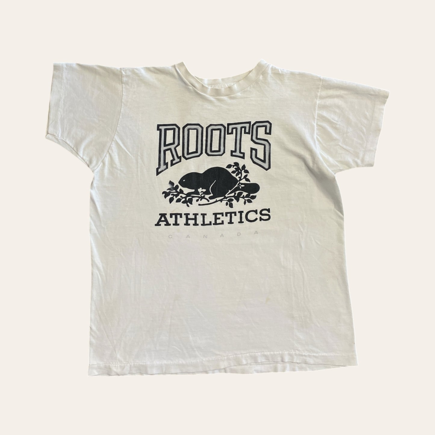 90's Roots Tee White/Black Size L