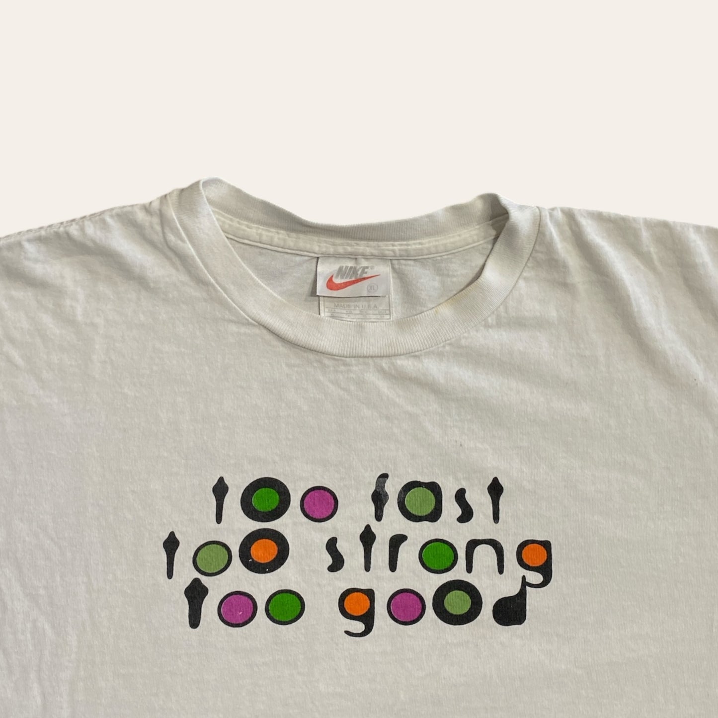 90's Nike Too Fast Tee Size XL