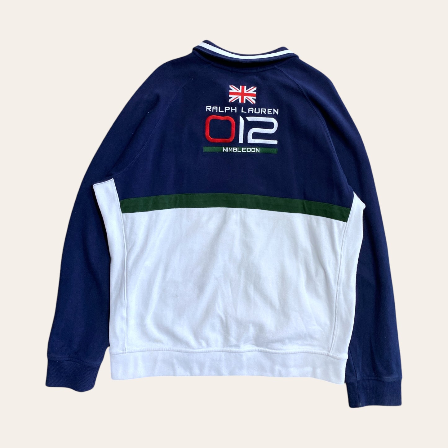 00s Polo RL Wimbledon Zip Up Size XL