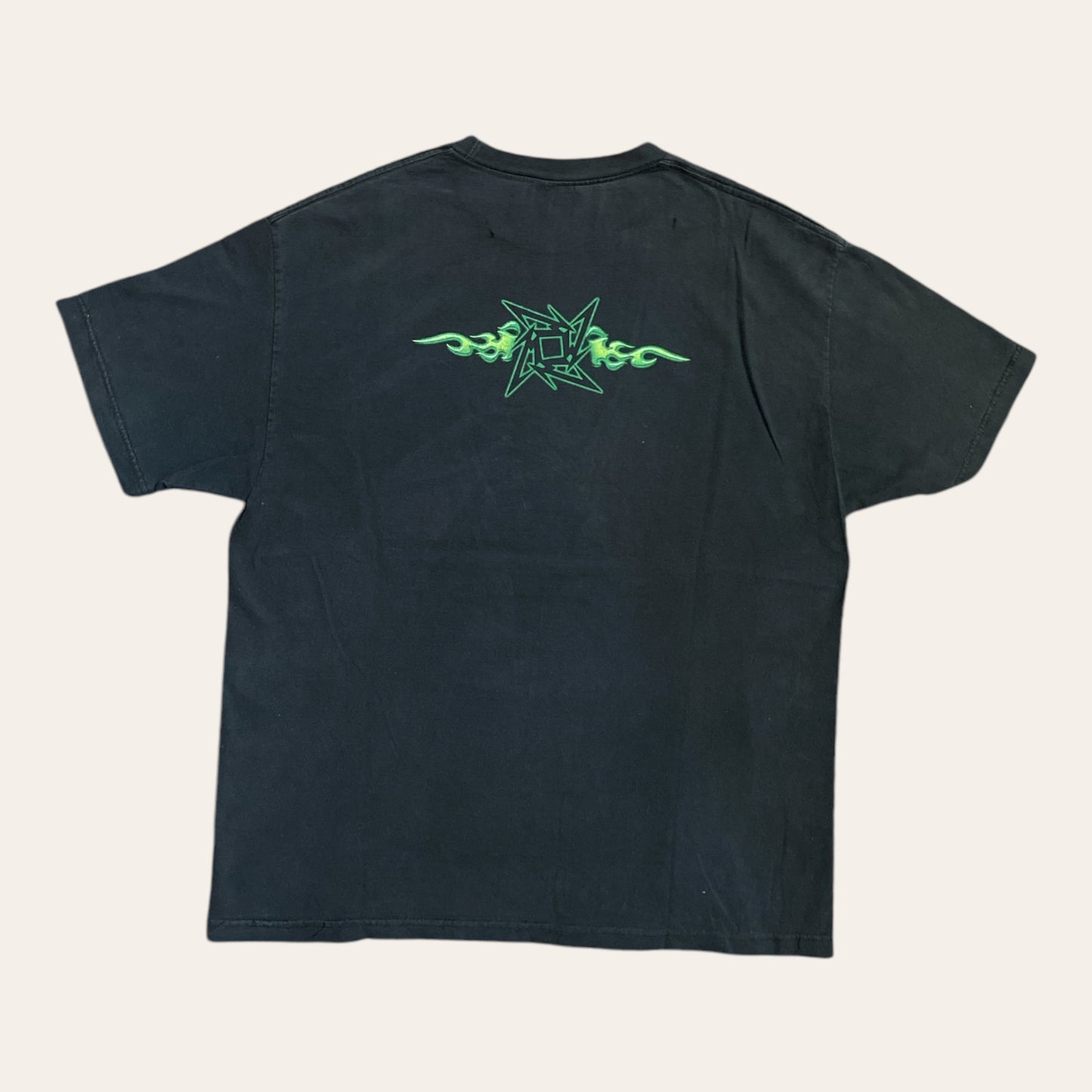 90s Metallica Tee Black/Green Size L