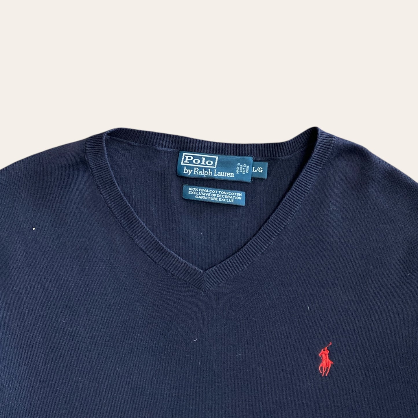 00s Polo RL Knit Sweater Navy Size L