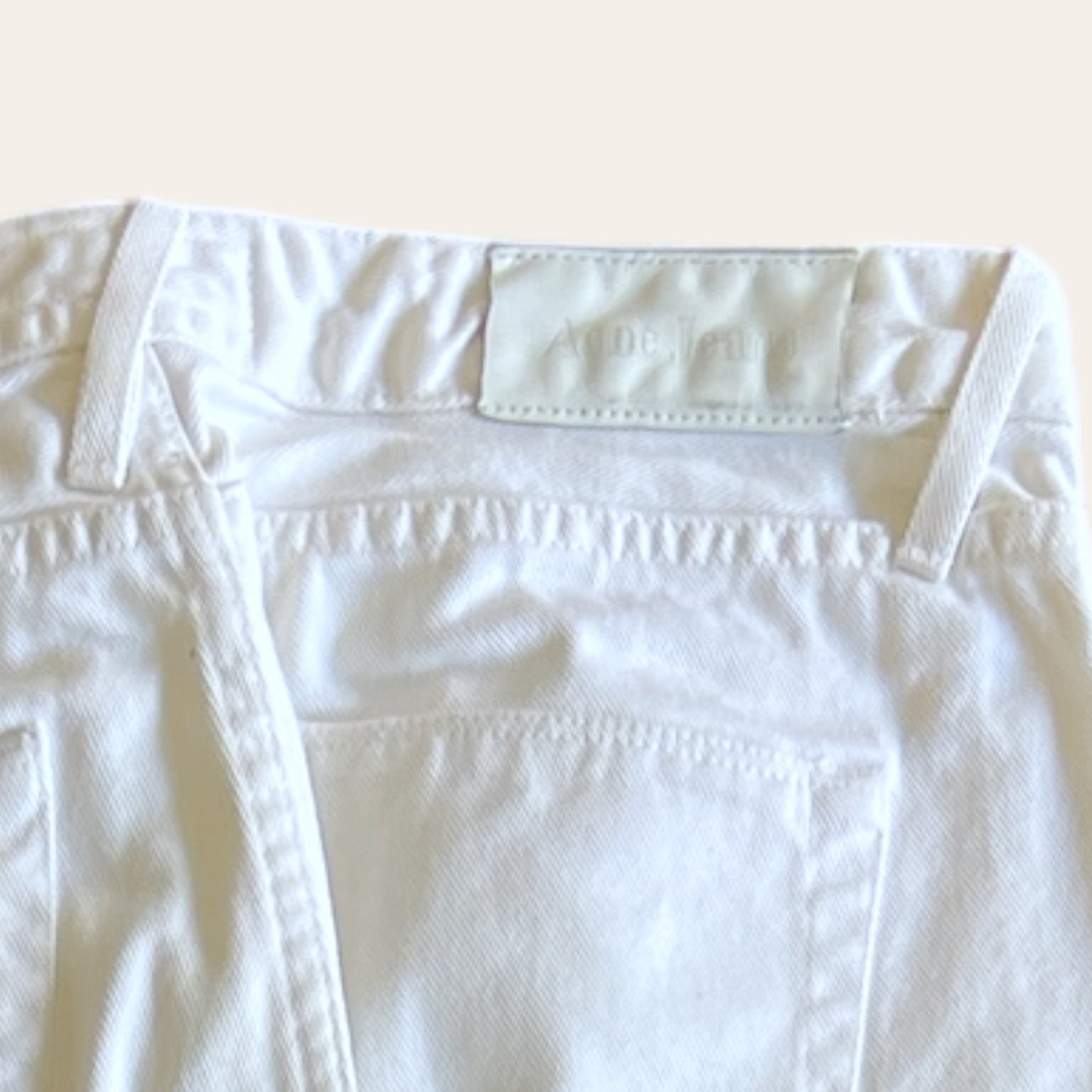 Acne Jeans White Size 28x32