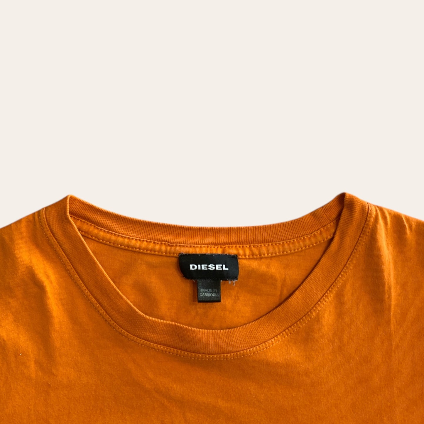 Diesel Tee Orange Size L