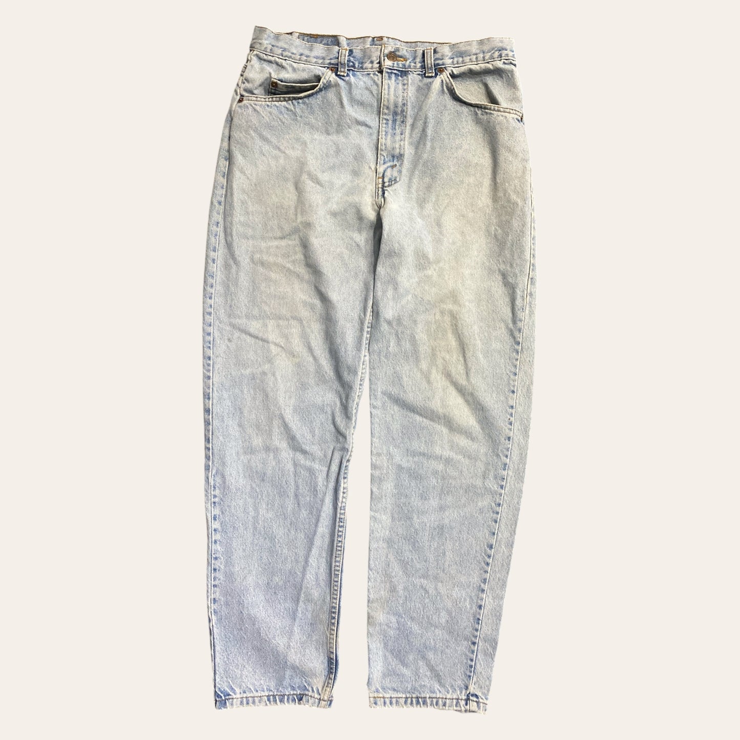 90s Levi's 217 Orange Tab Denim Jeans Size 34