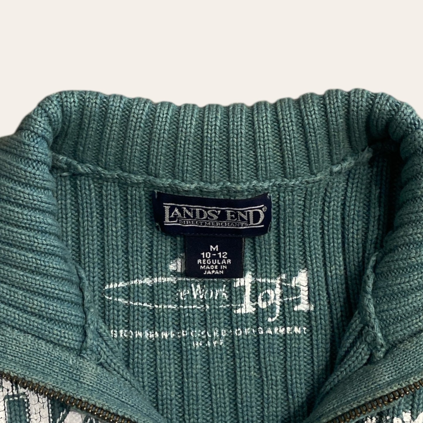 4YE Rework 1of1 Knit 1/4 Zip Sweater Size M