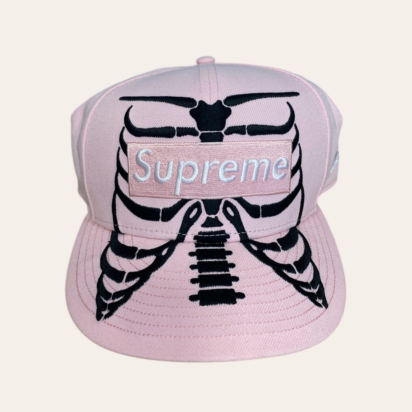 Brand New Supreme Skeleton Fitted Pink