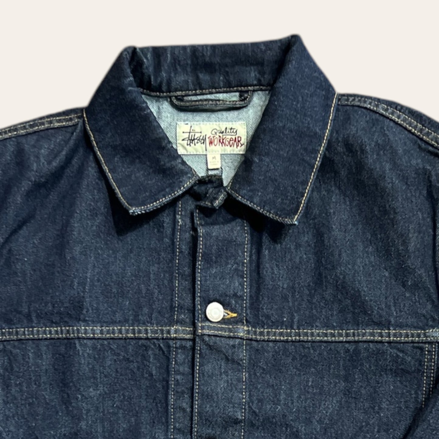 Brand New Stussy Denim Trucker Jacket