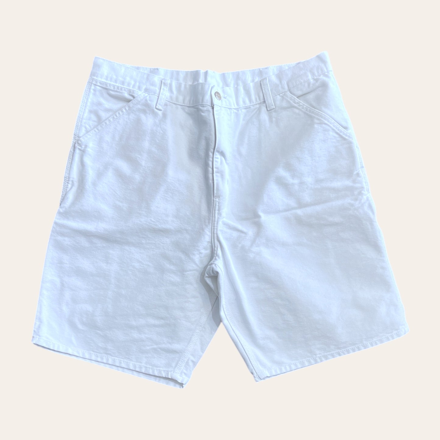 Carrhart Carpenter Shorts White