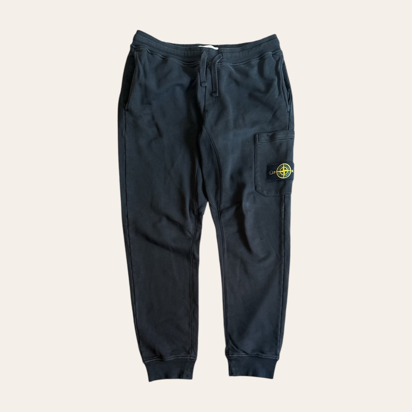 Stone Island Cargo Sweatpants Black Size L