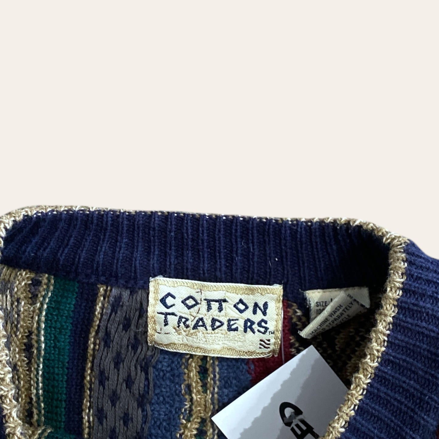 Cotton Traders Knit Sweater Size L