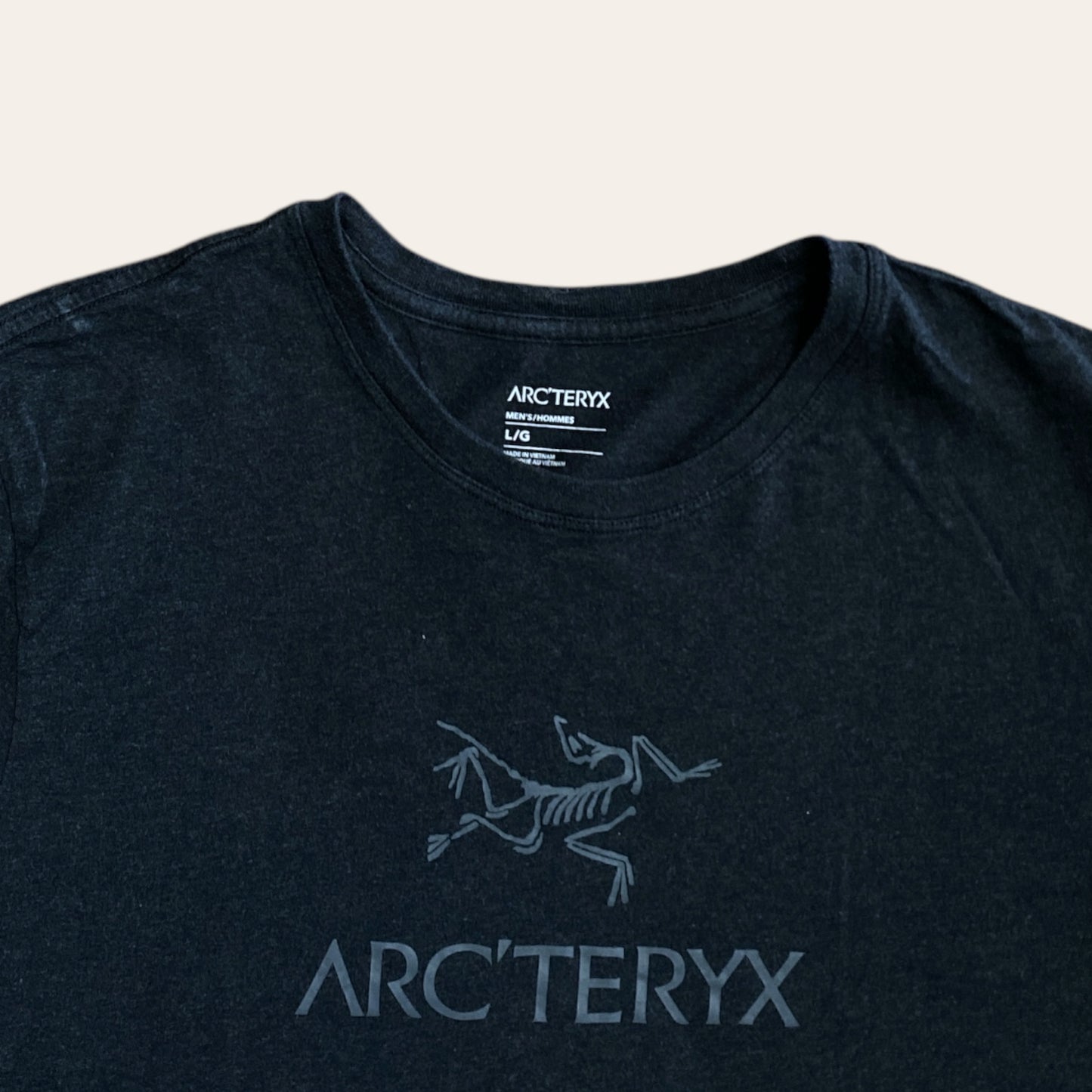 Arcteryx Arc'Word Logo Tee Dark Grey Size L