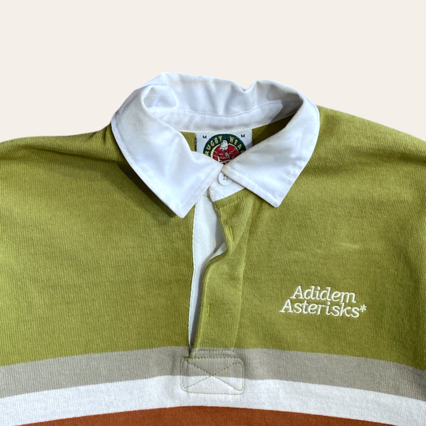 Adidem Asterisks Rugby Polo Size M