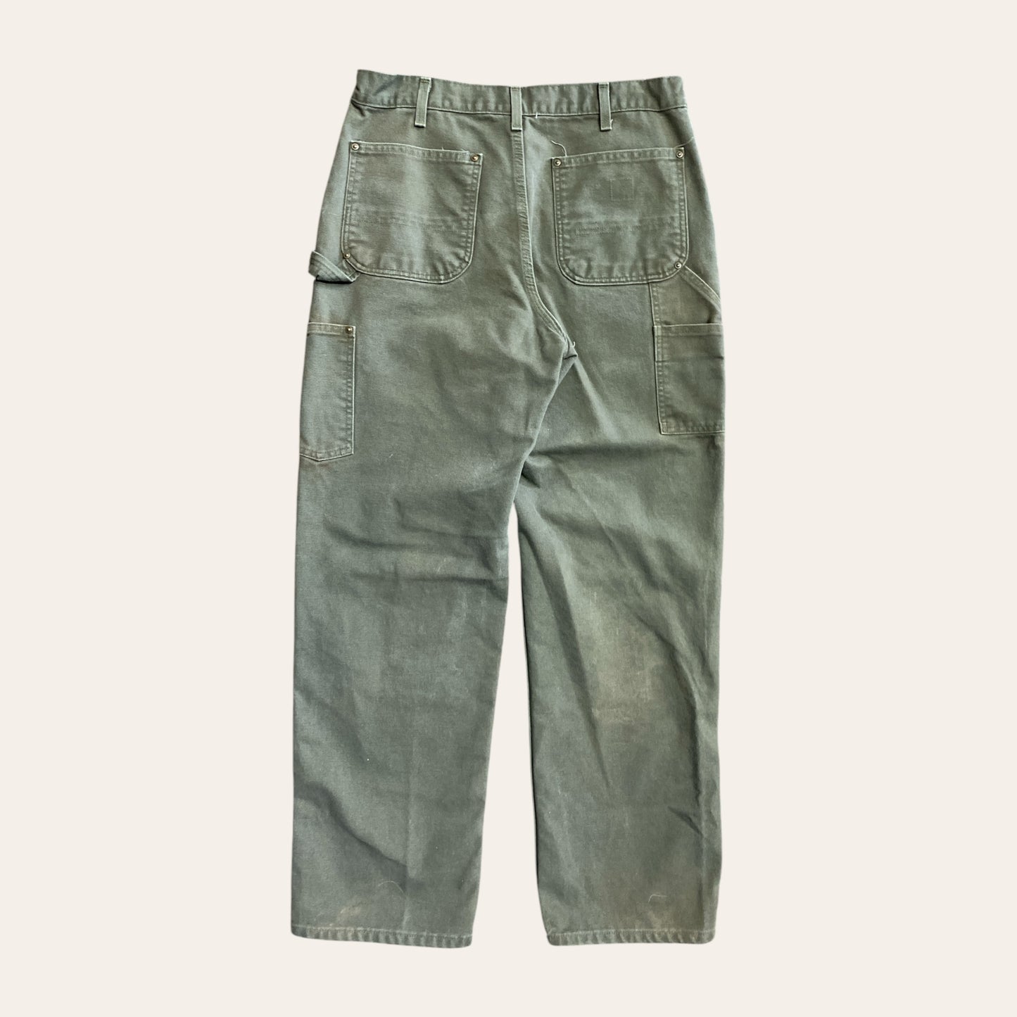 Carhartt Double Knee Work pants Green Size 34"