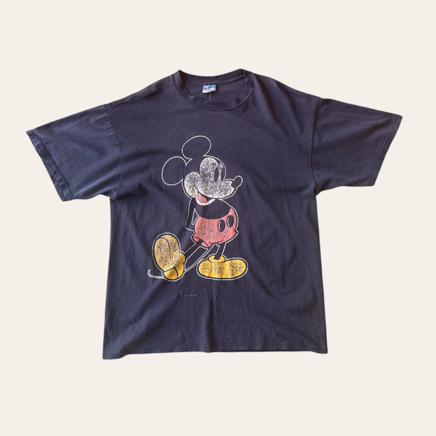 Vintage Mickey Mouse Tee Navy Size XL