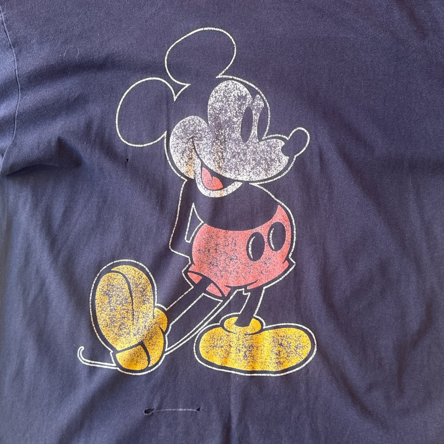 Vintage Mickey Mouse Tee Navy Size XL