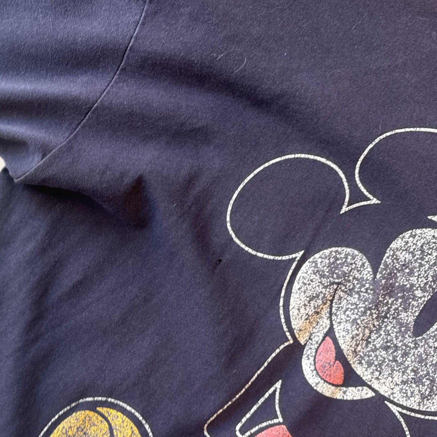 Vintage Mickey Mouse Tee Navy Size XL