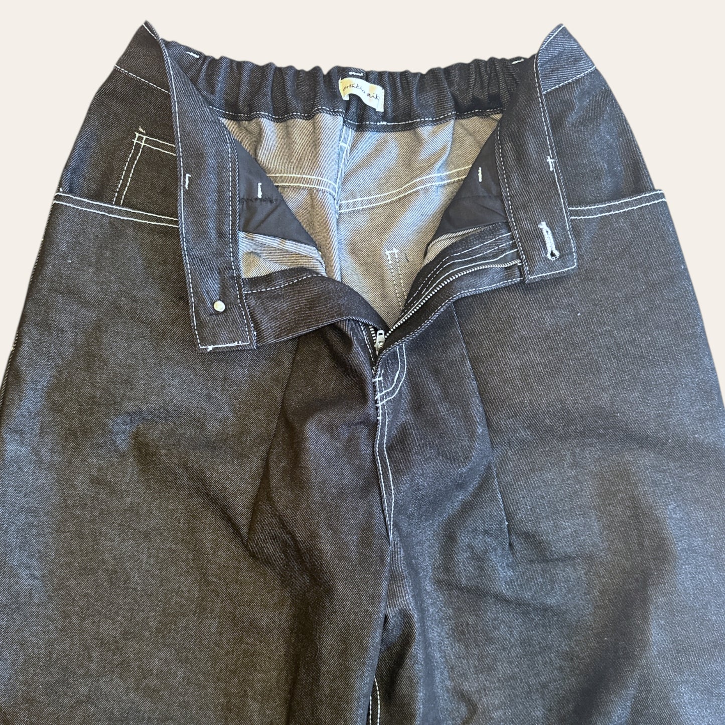 Estudio Nikson Contrast stitch Jeans Black Size 2