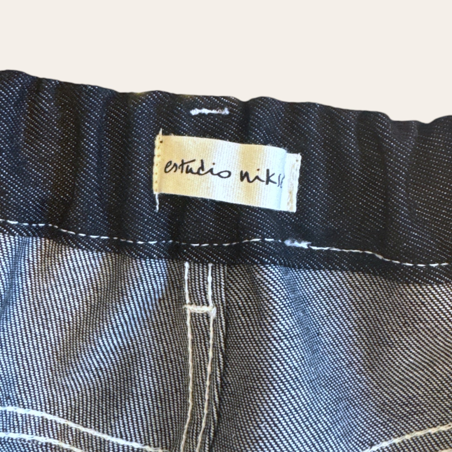 Estudio Nikson Contrast stitch Jeans Black Size 2