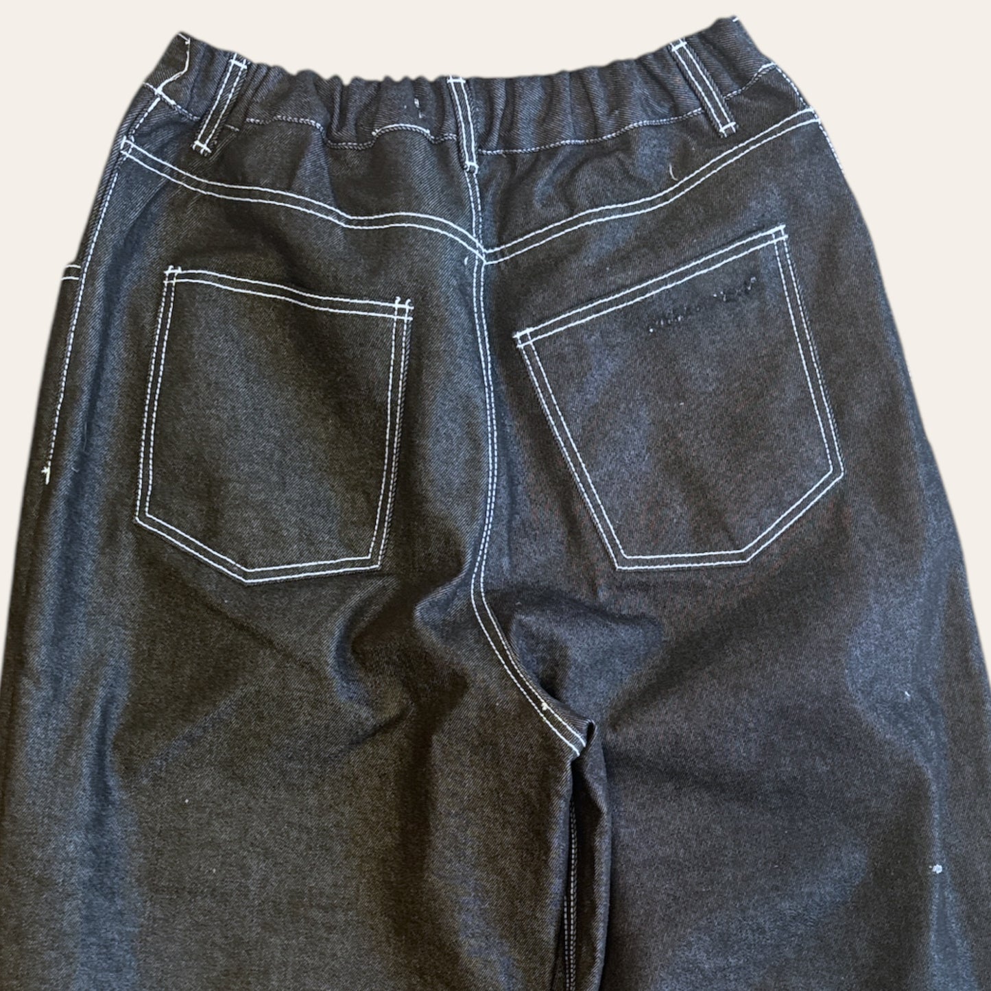 Estudio Nikson Contrast stitch Jeans Black Size 2