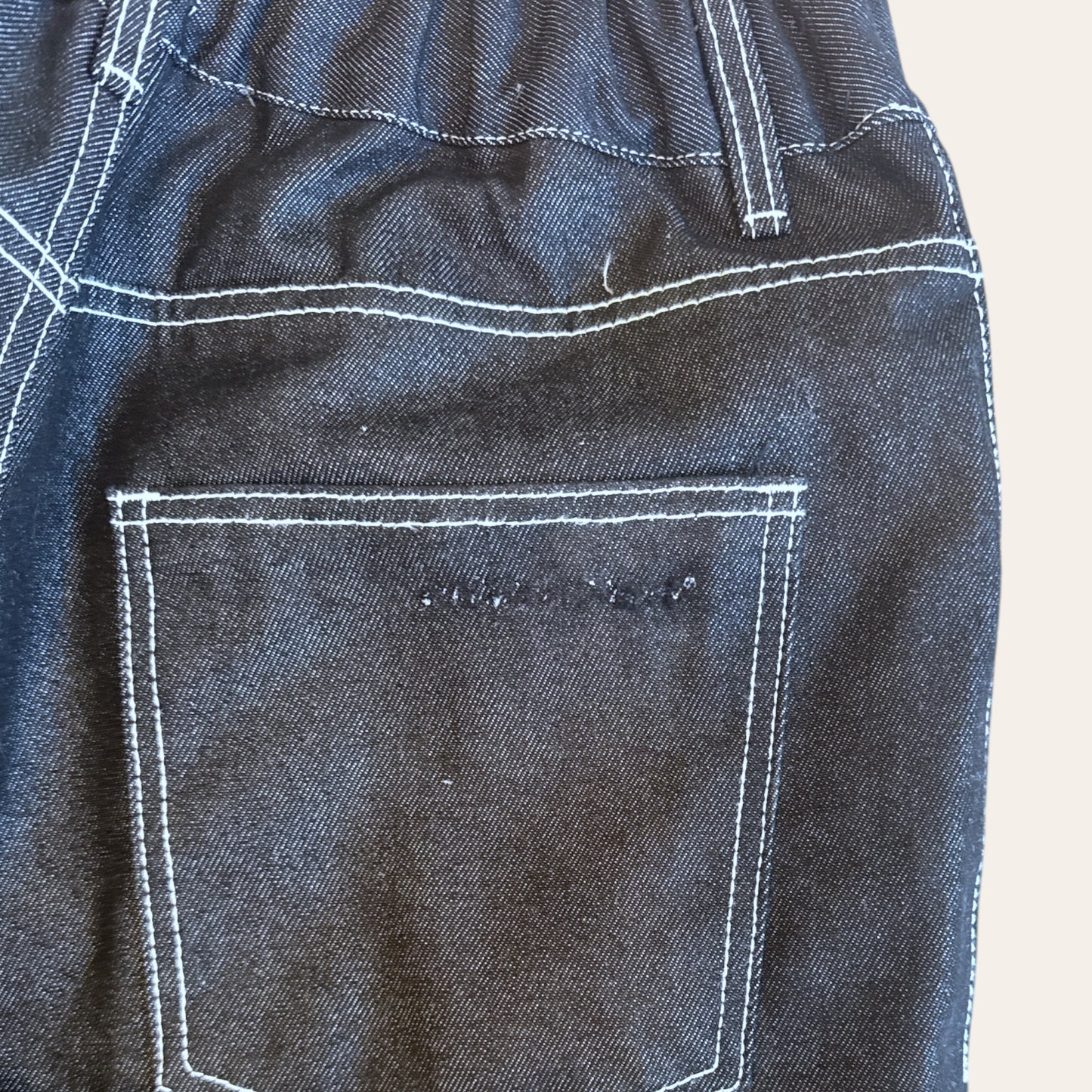 Estudio Nikson Contrast stitch Jeans Black Size 2