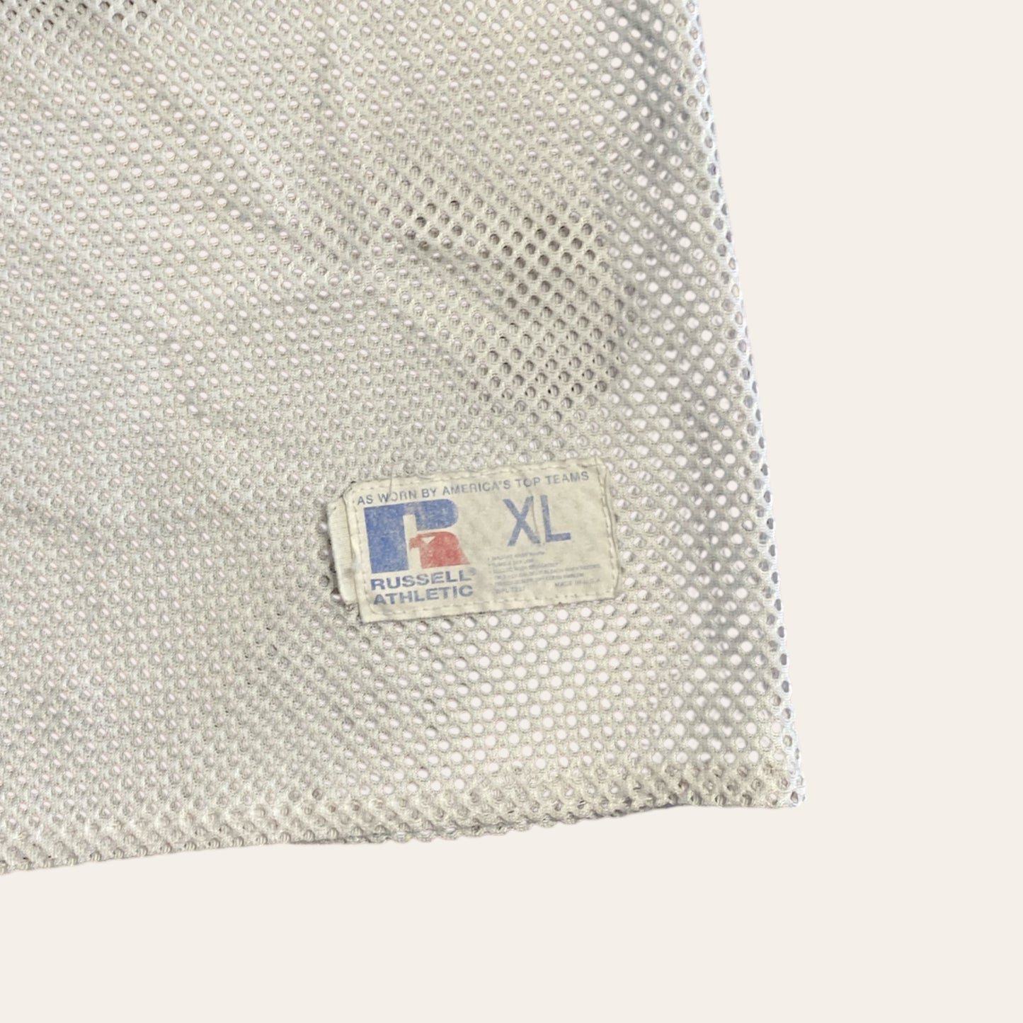 90s Russell Blank Football Jersey White Size XL