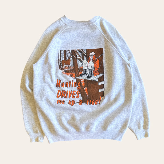 90's Hunting Grey Crewneck Size XL