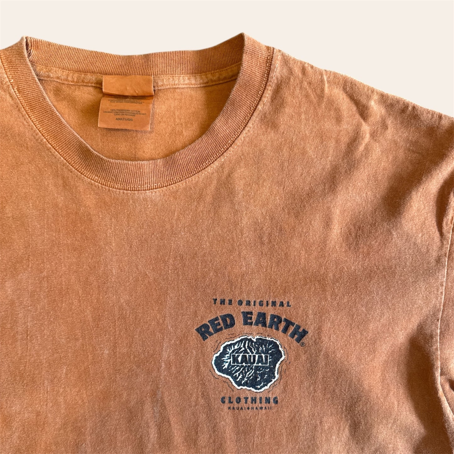 1996 Kauai Hawaii Orange Tee Size L