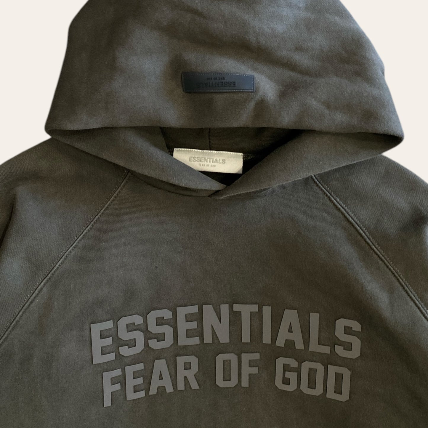 Essentials Fear of God Hoodie Dark Brown Size M