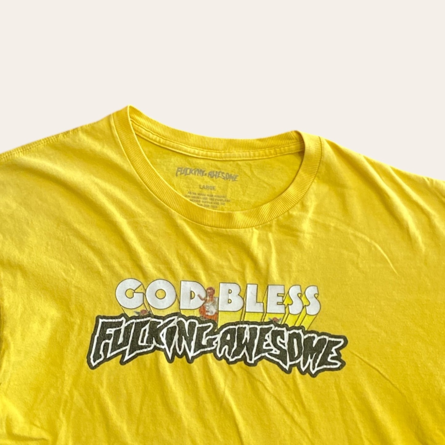 FA 'God Bless' Tee Size L