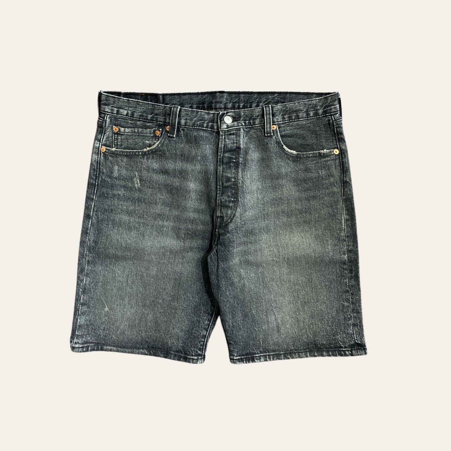 Levis 501 Denim Shorts Black Size 36